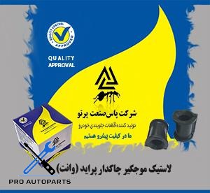 لاستیک موجگیر چاکدار پراید وانت ( پاس صنعت )