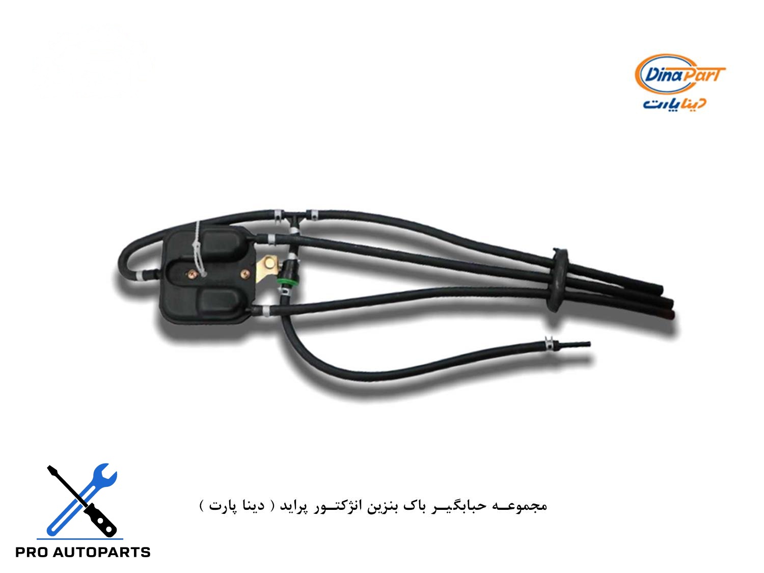 مجموعه حبابگیر باک بنزین انژکتور پراید ( دینا پارت )