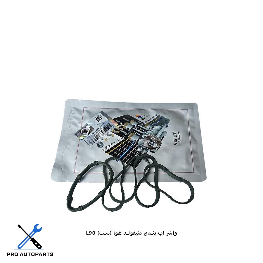 واشر آبندی ورودی و خروجی منی فولد هوا 5 تیکه L90 ویژن (VISIUN)