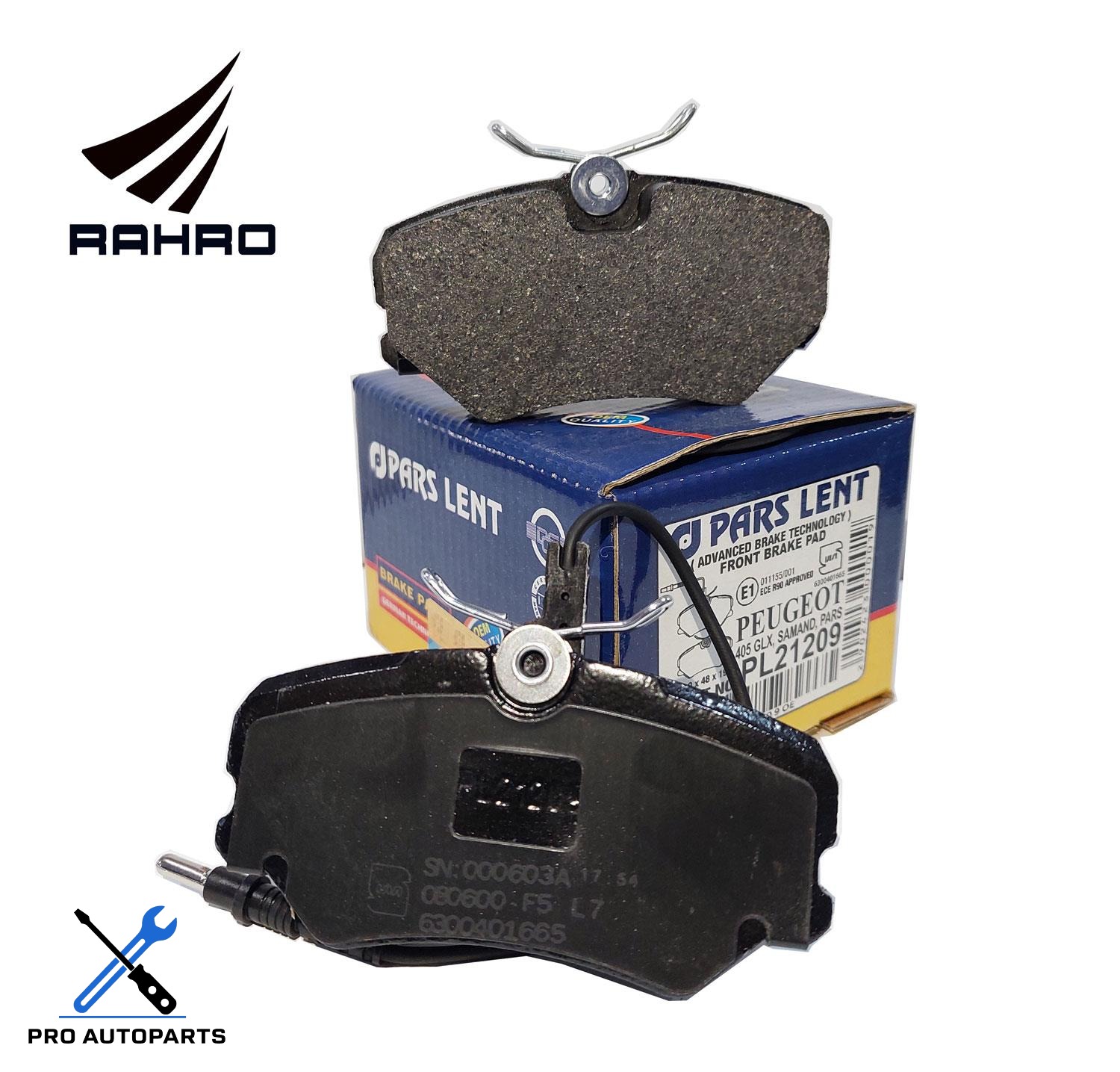 PL21209 لنت جلو پژو 405 ( پارس آبی ) - پژو پارس - سمند معمولی OEM