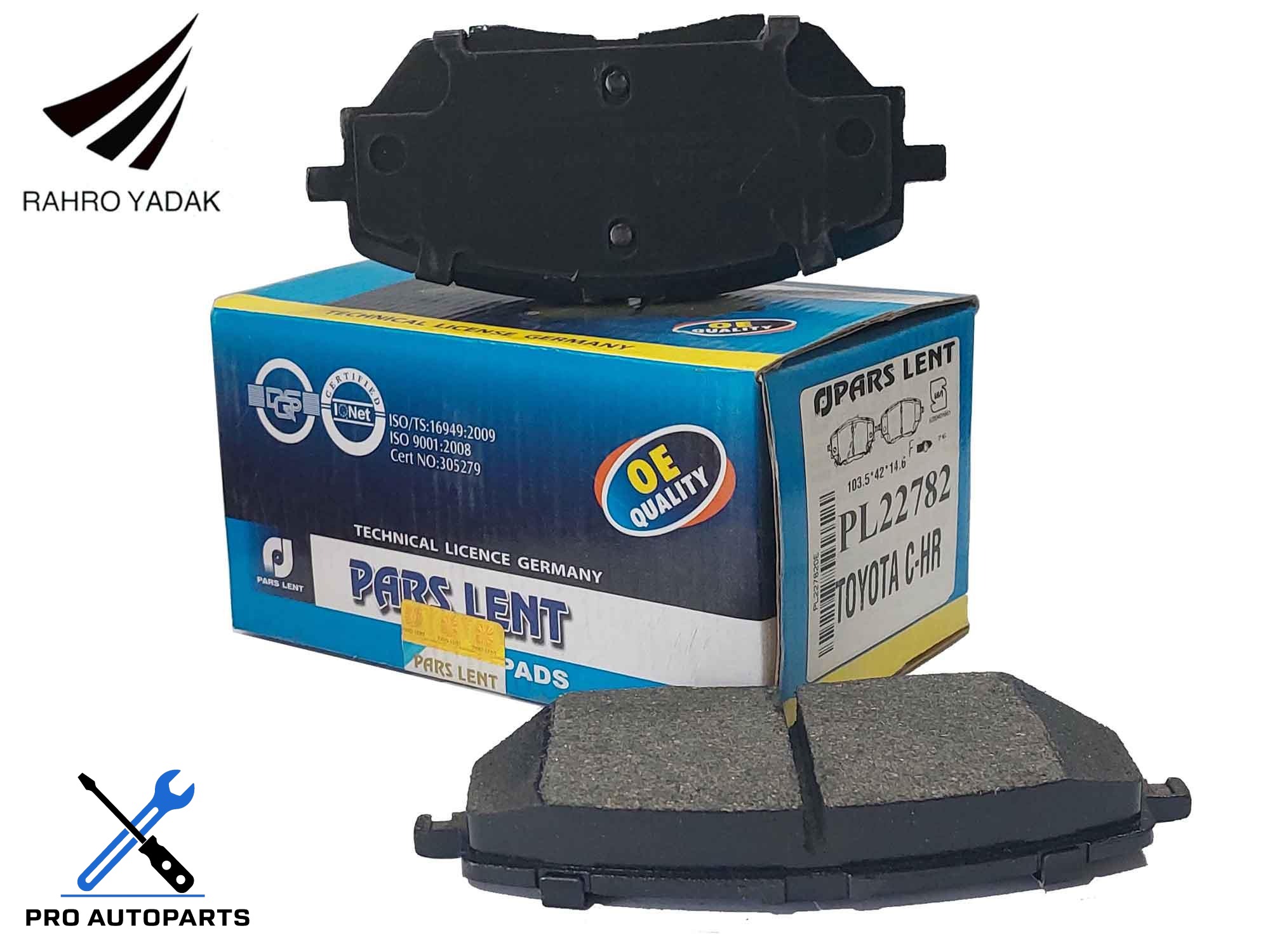 PL22782 لنت جلو تویوتا CH-R  ( پارس آبی ) OEM