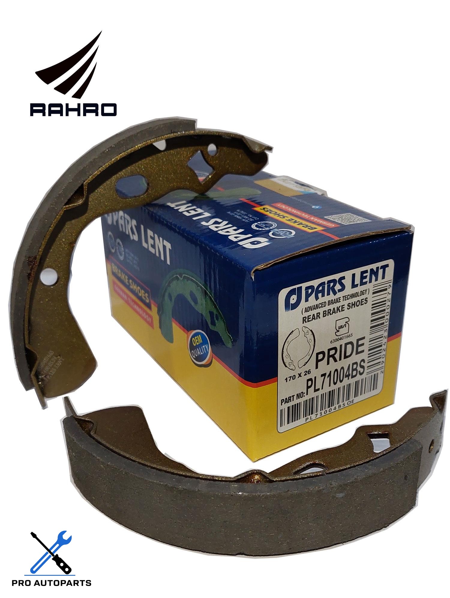 PL71004  لنت عقب پراید 5/5 میل ضخیم  ( پارس آبی ) OEM