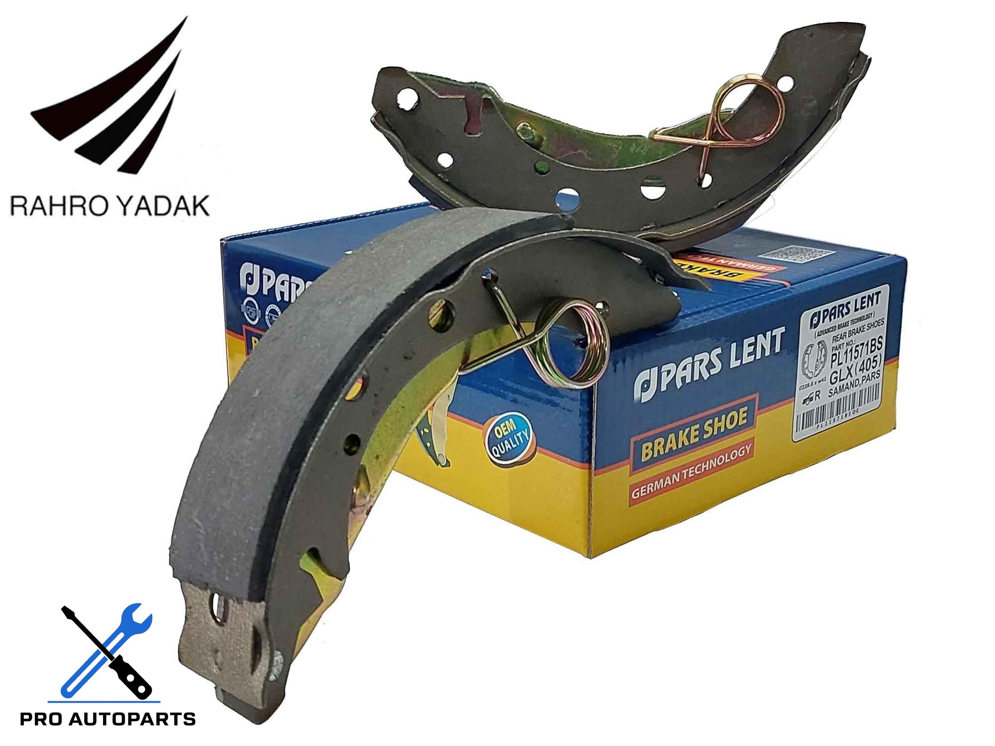 PL11571 لنت عقب پژو 405 کفشکی ( پارس آبی ) OEM